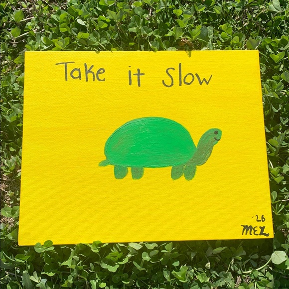 Handmade Other - Original Artwork- Turtle Painting